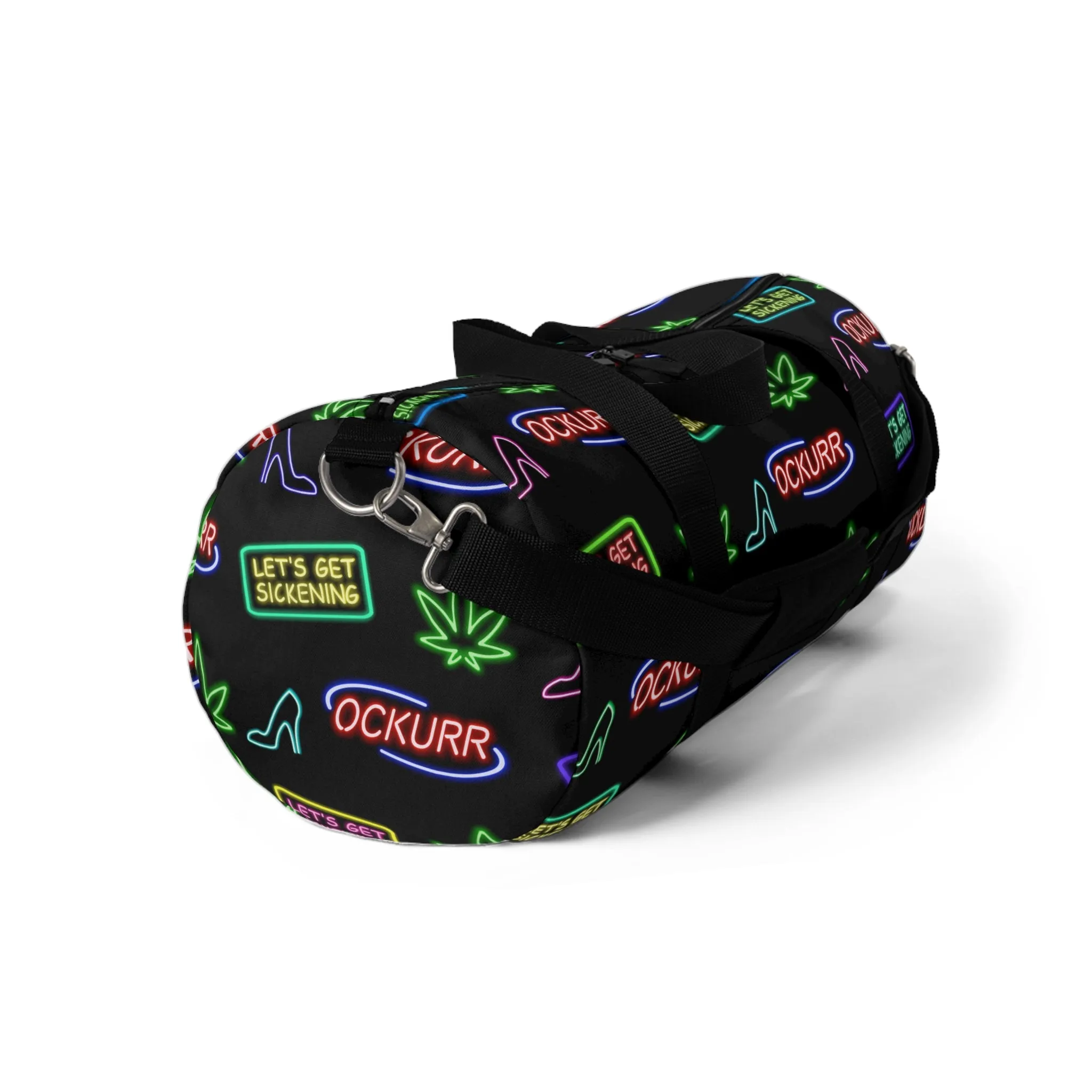 "Neon High Times & Heels" Duffel Bag