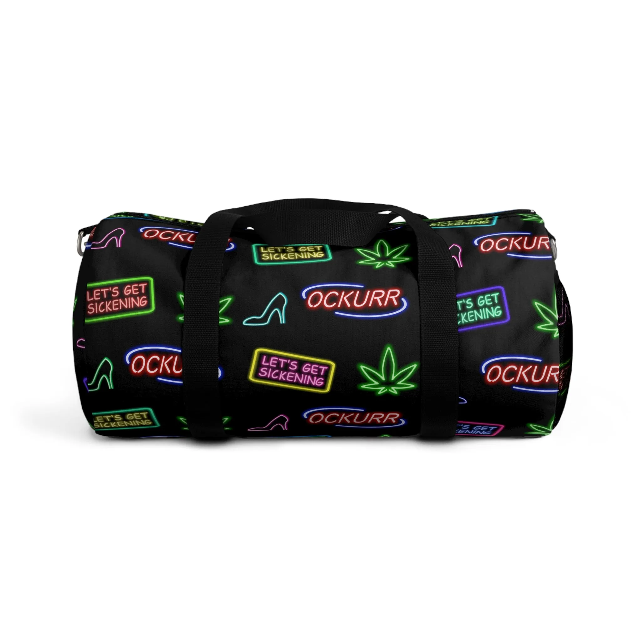 "Neon High Times & Heels" Duffel Bag