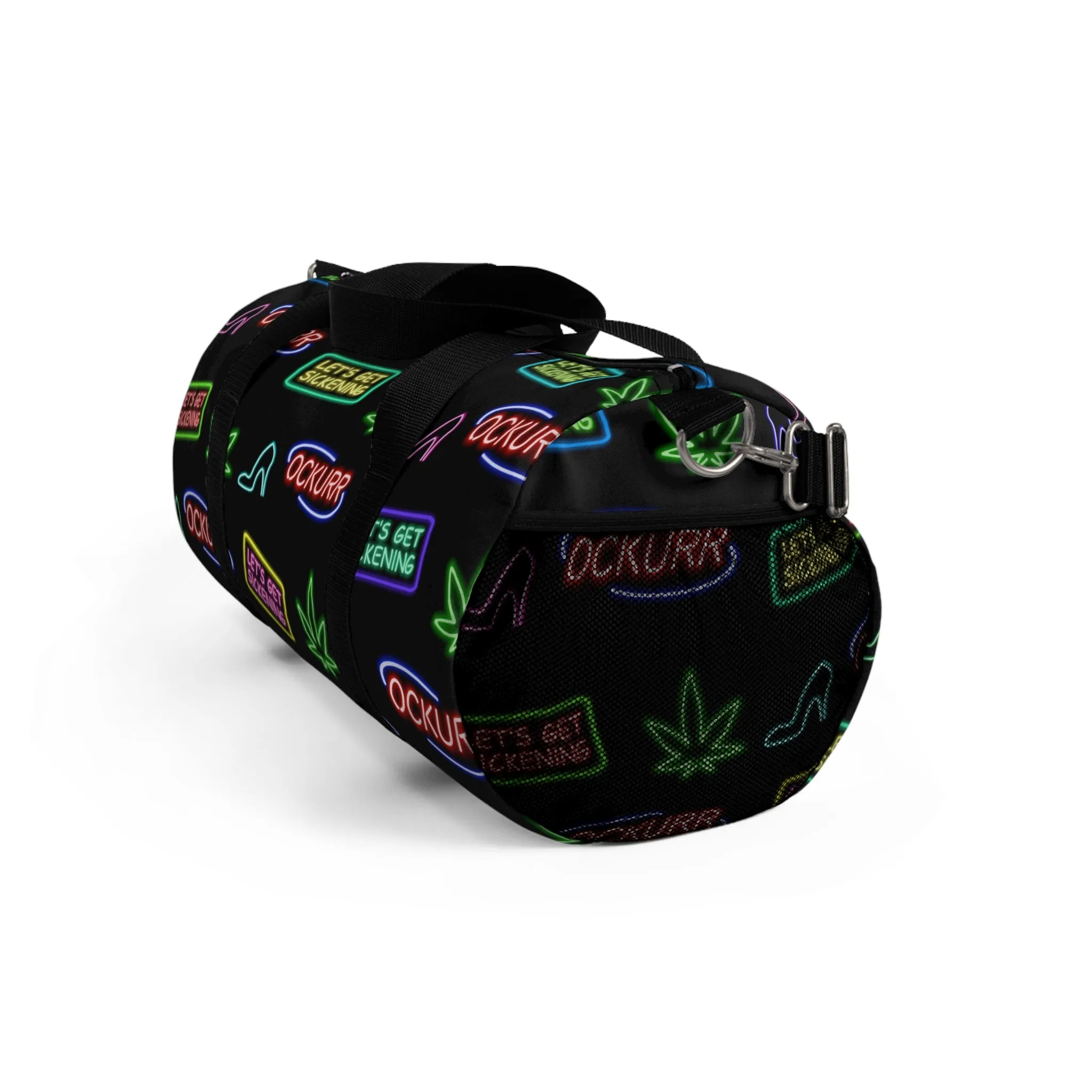 "Neon High Times & Heels" Duffel Bag