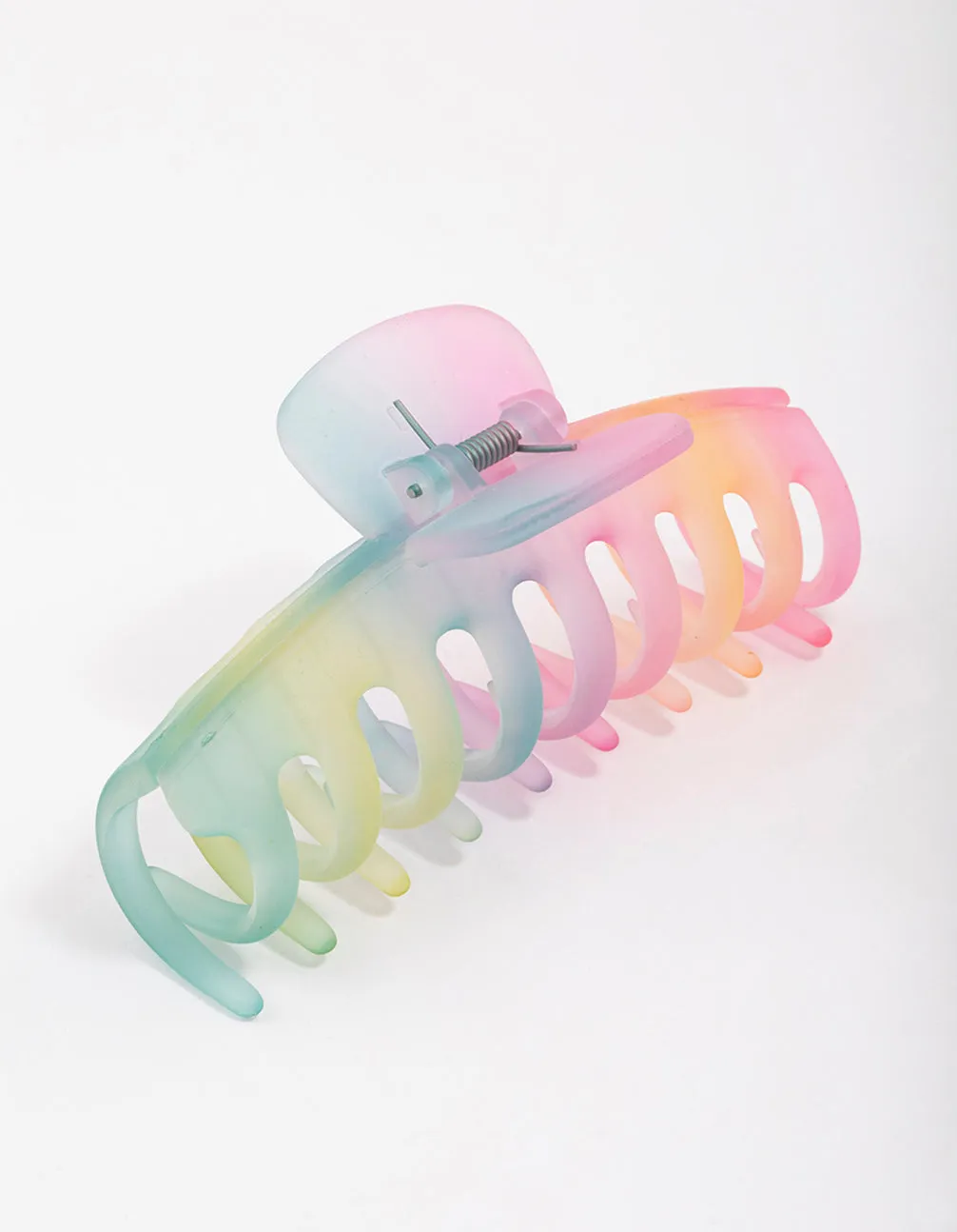 Rainbow Gradient Hair Claw Clip