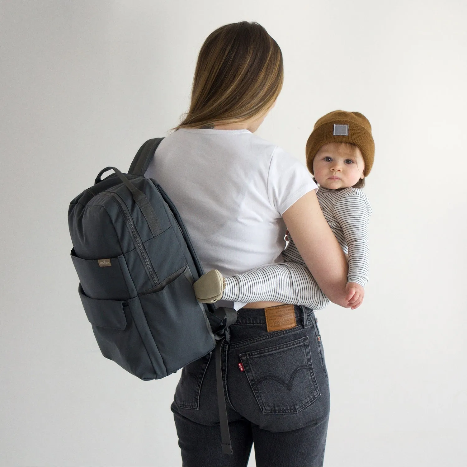 Red Rovr Roo Backpack - Charcoal