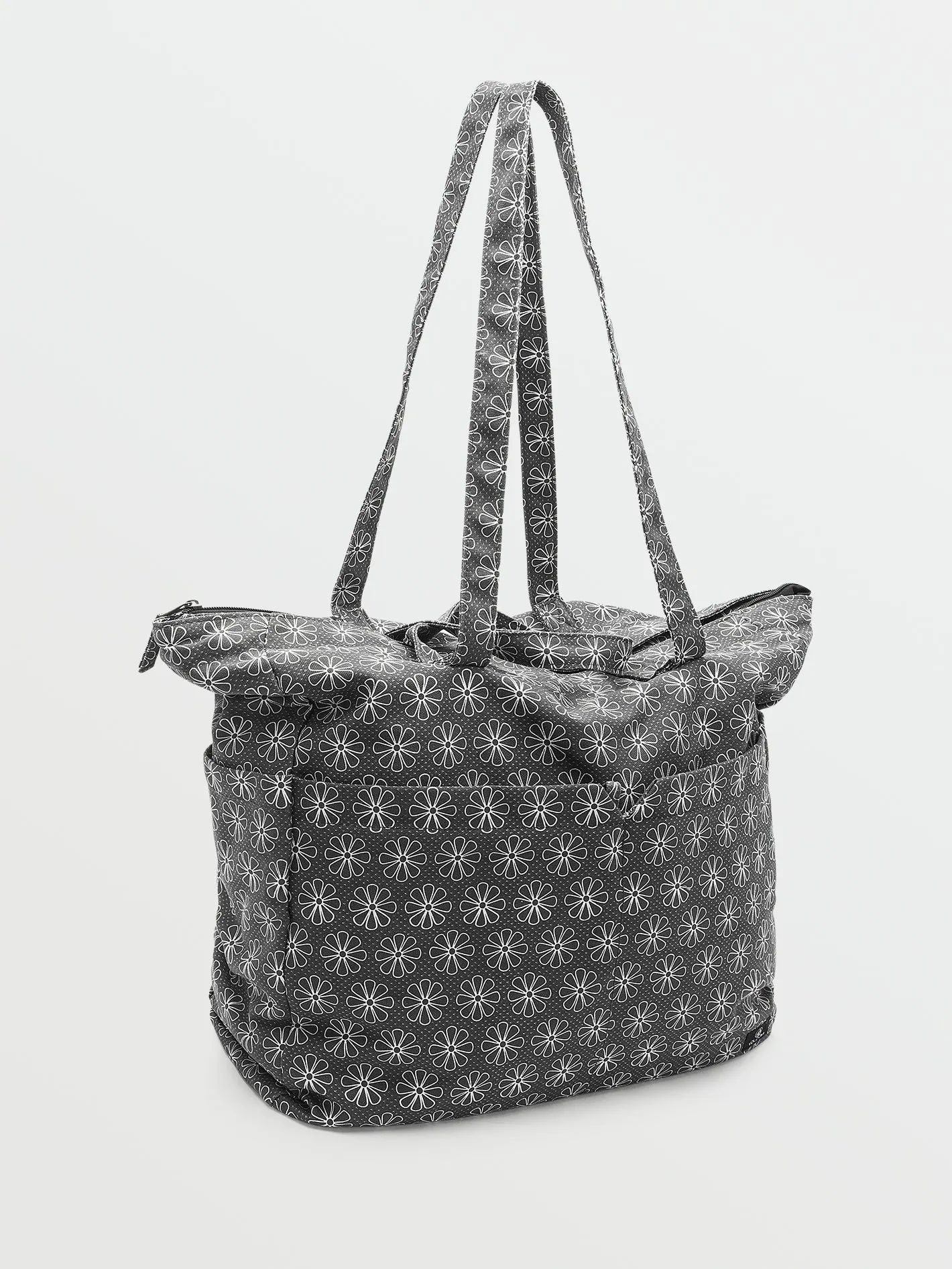 Schoolyard Canvas Tote - Black/White