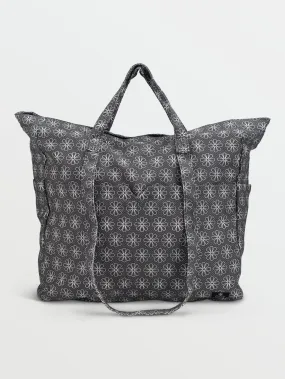 Schoolyard Canvas Tote - Black/White