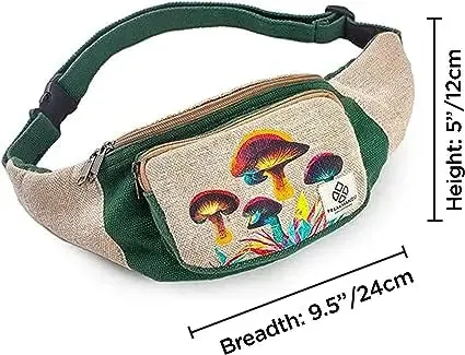 Seamless Adventure Companion: Mushroom Fanny Pack