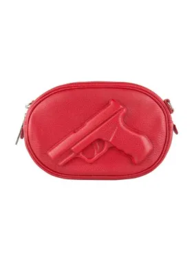 Small Oval Purse Gun Bag Red