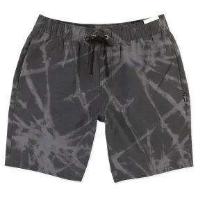 Stockton Print Elastic Waist 18" Hybrid Shorts