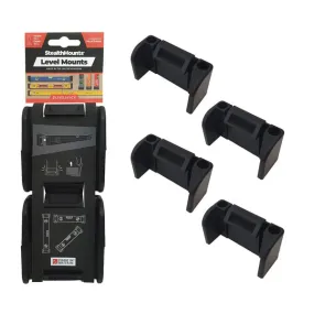 Tool Mount - StealthMounts Universal Level Holder (2 Pack), OM-LM-BLK-2