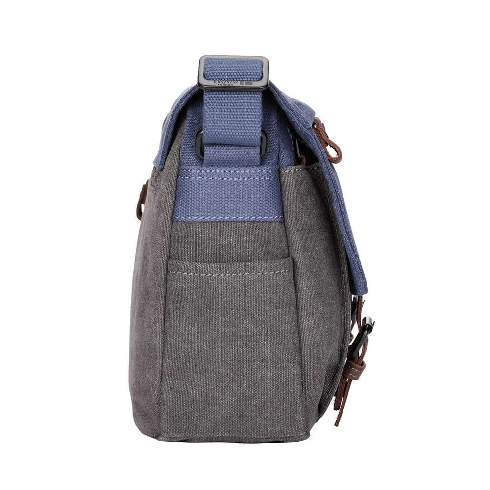 Troop Heritage Canvas Messenger Bag Blue