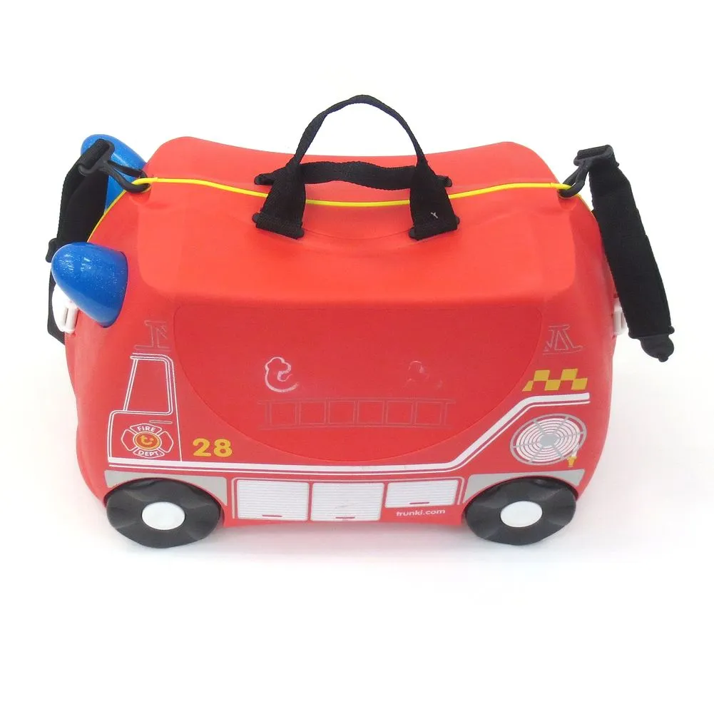 Trunki Ride On Suitcase - Frank the Fire Truck (85185) (Open Box)