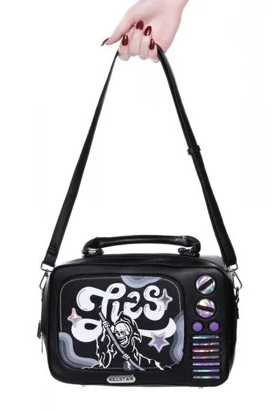 TV Lies Handbag - Black