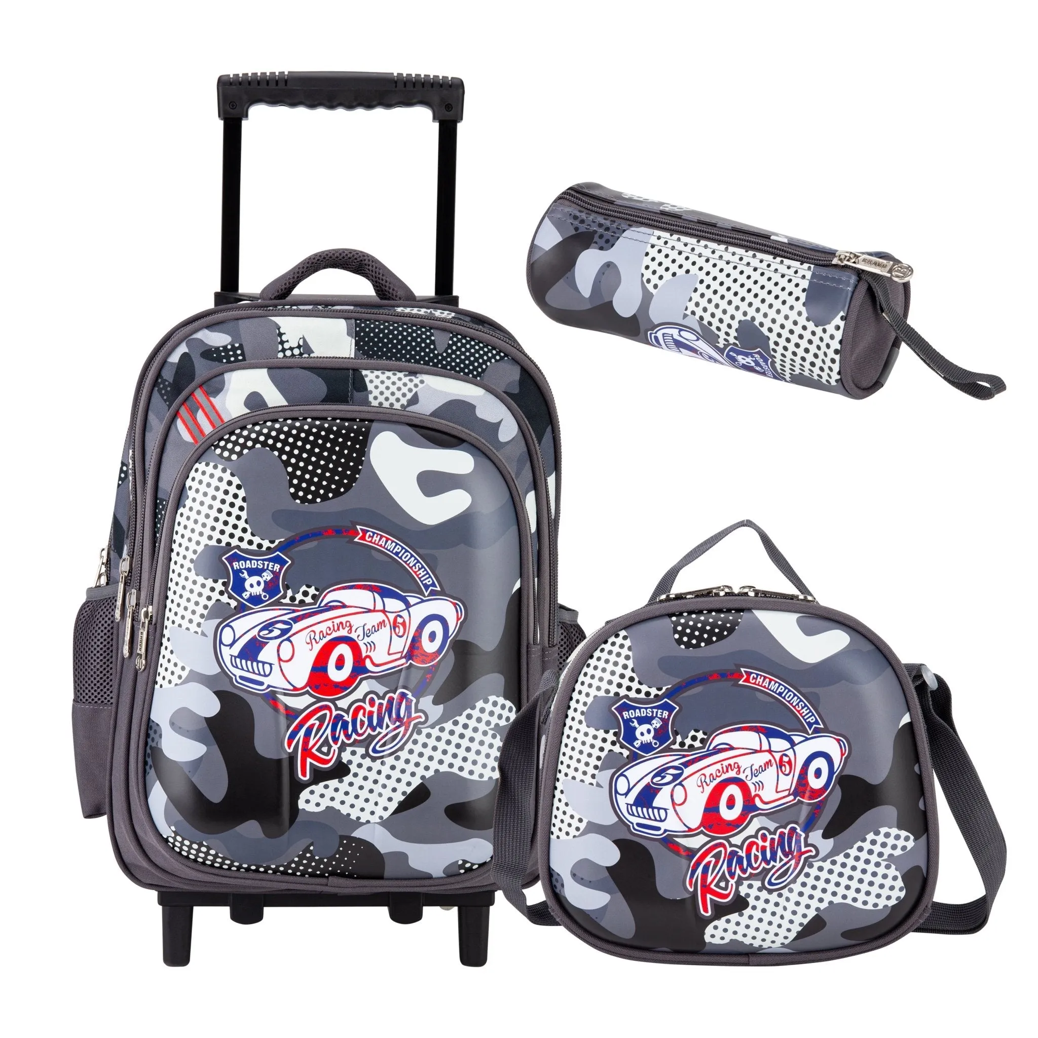 Wheeled School Bags Set of 3-Dolphine