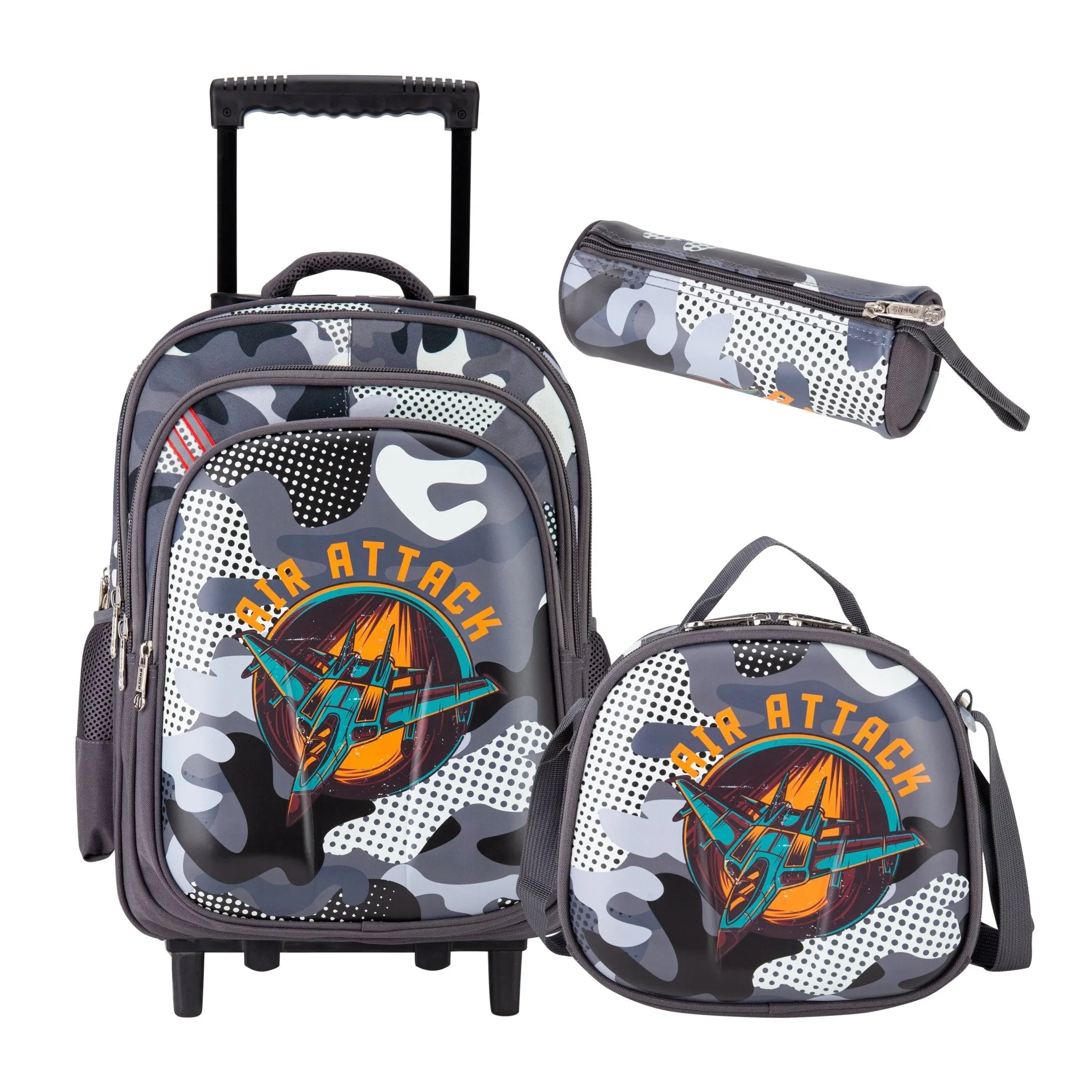 Wheeled School Bags Set of 3-Dolphine