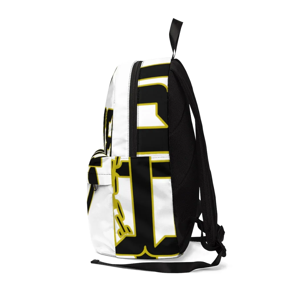 White Logo Classic Backpack