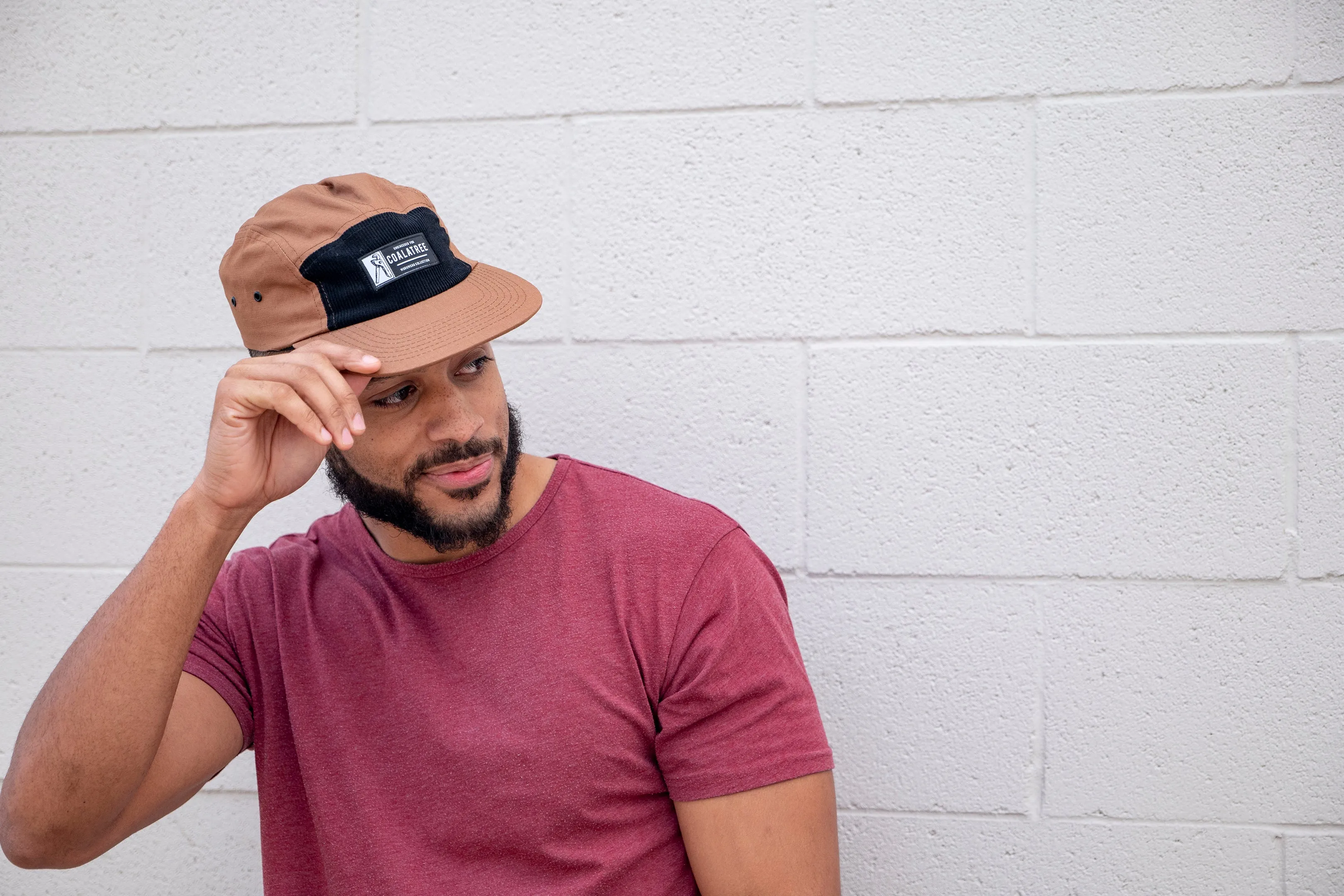 Workwear Five-Panel Hat Tan